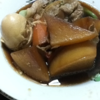 豚細切れ肉と大根の中華風煮物